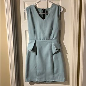 Seafoam green cocktail dress